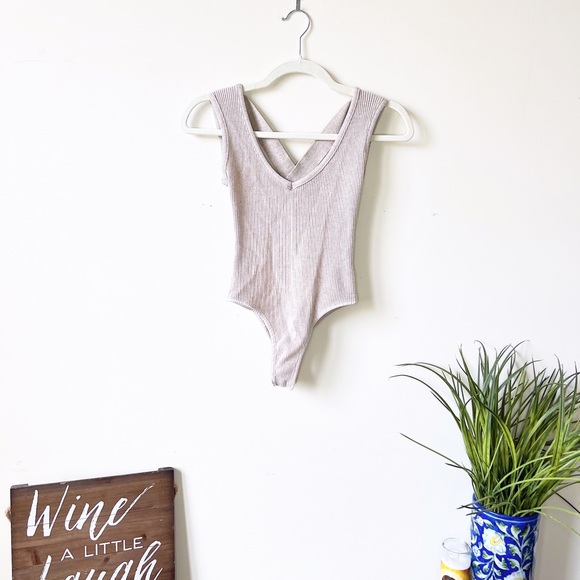 Love Culture Tops - Ribbed Knit Bodysuit